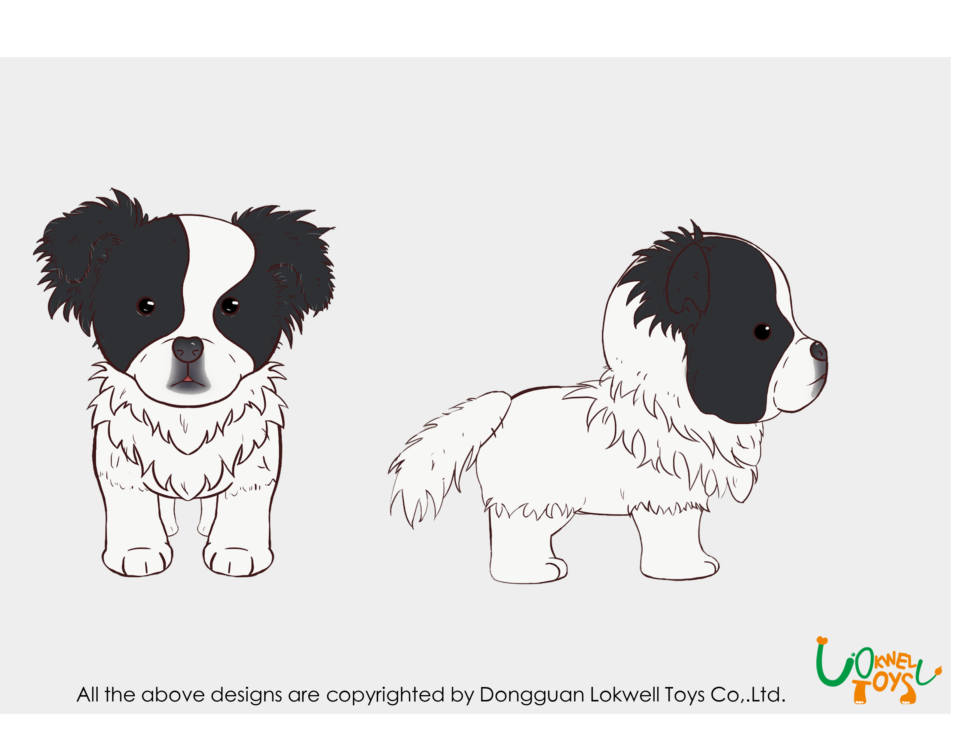Stuffed Cute Dog Toys / Custom Animal Plush Toys