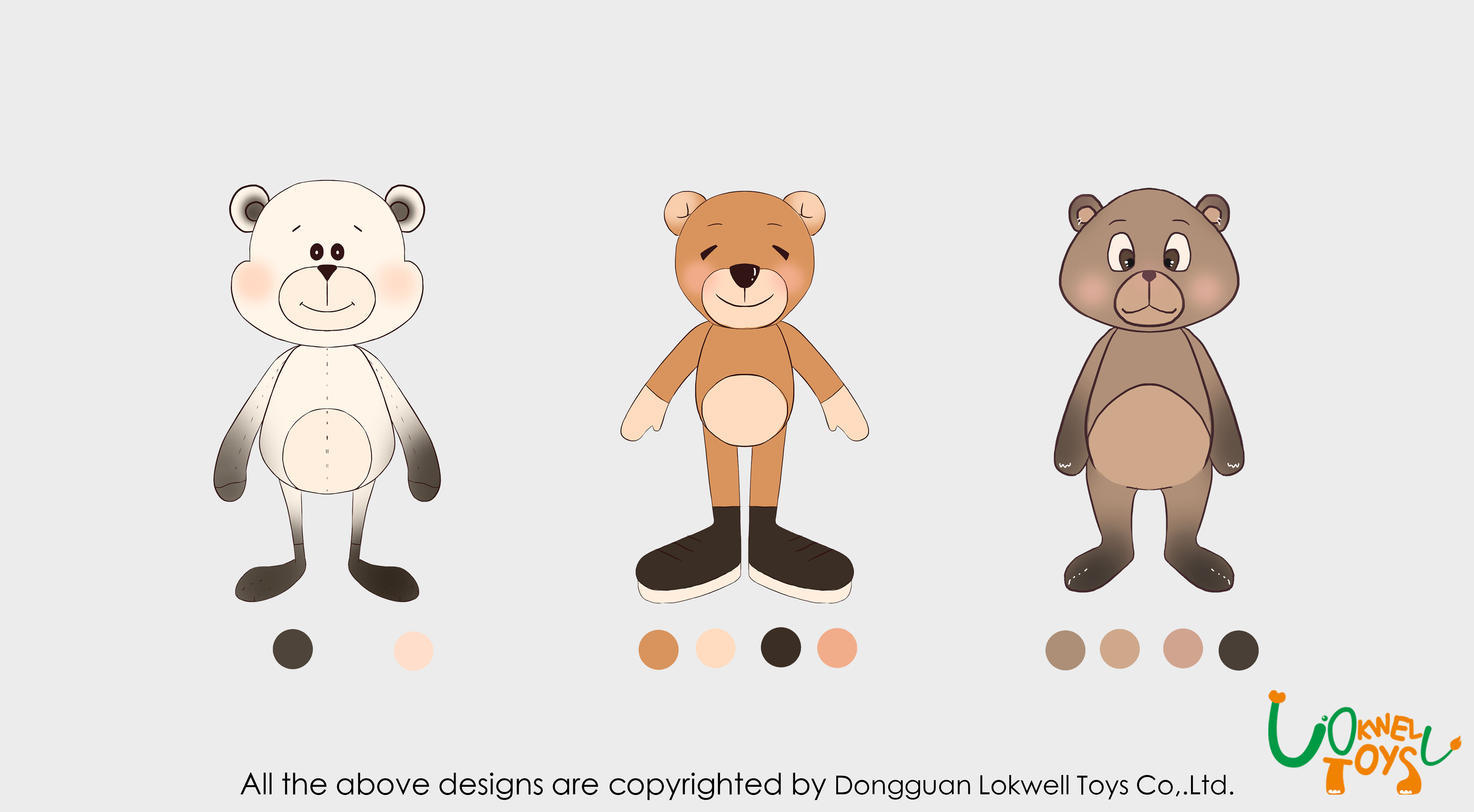 Standing Stuffed Teddybear Toys