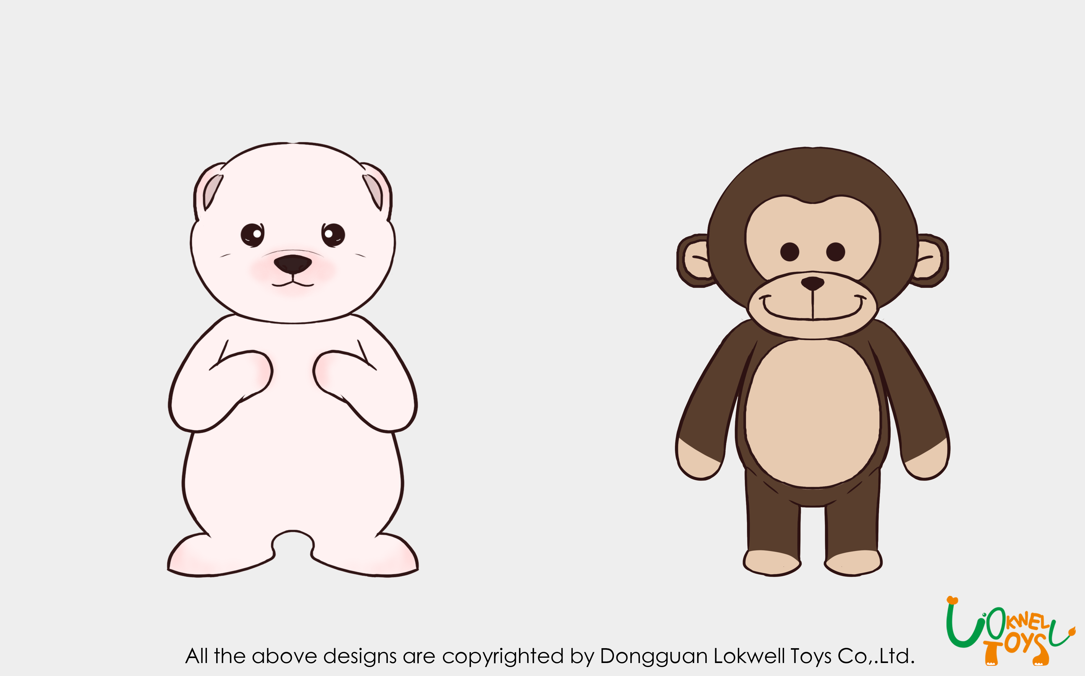 Plush Bear/Monkey Toys Cute Plush Animal Toys OEM