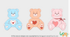 Valentine's Day Soft Cute Colorful Teddy Bear Toys/Custom Soft Animal Toys